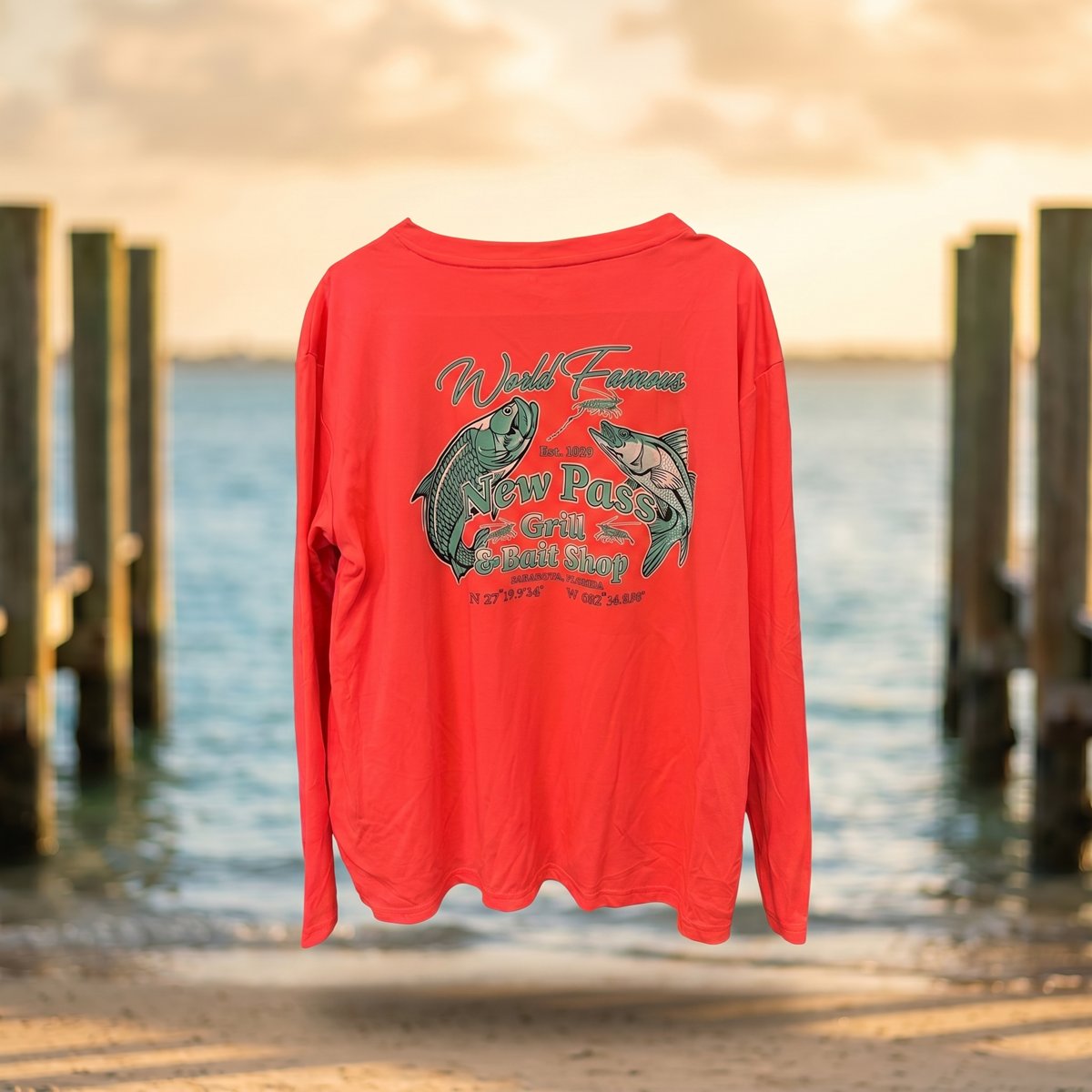 Coral UV Long-Sleeve — New Pass apparel